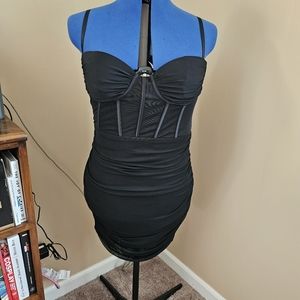 L'Vow Studio NWOT Extra Large Corset Little Black Dress